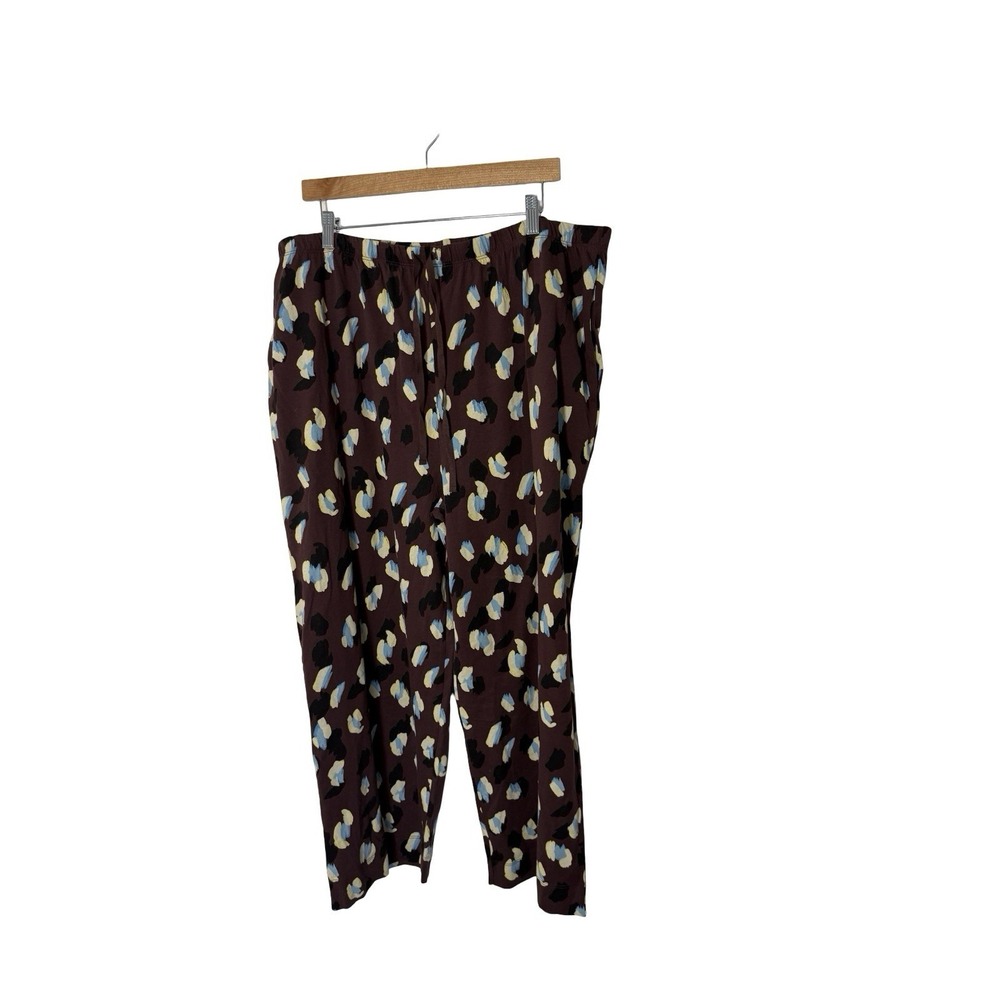 M.M. lafleur Signature Pajama Set Brushed Cotton Bengal Print NEW size XXL - Picture 4 of 5